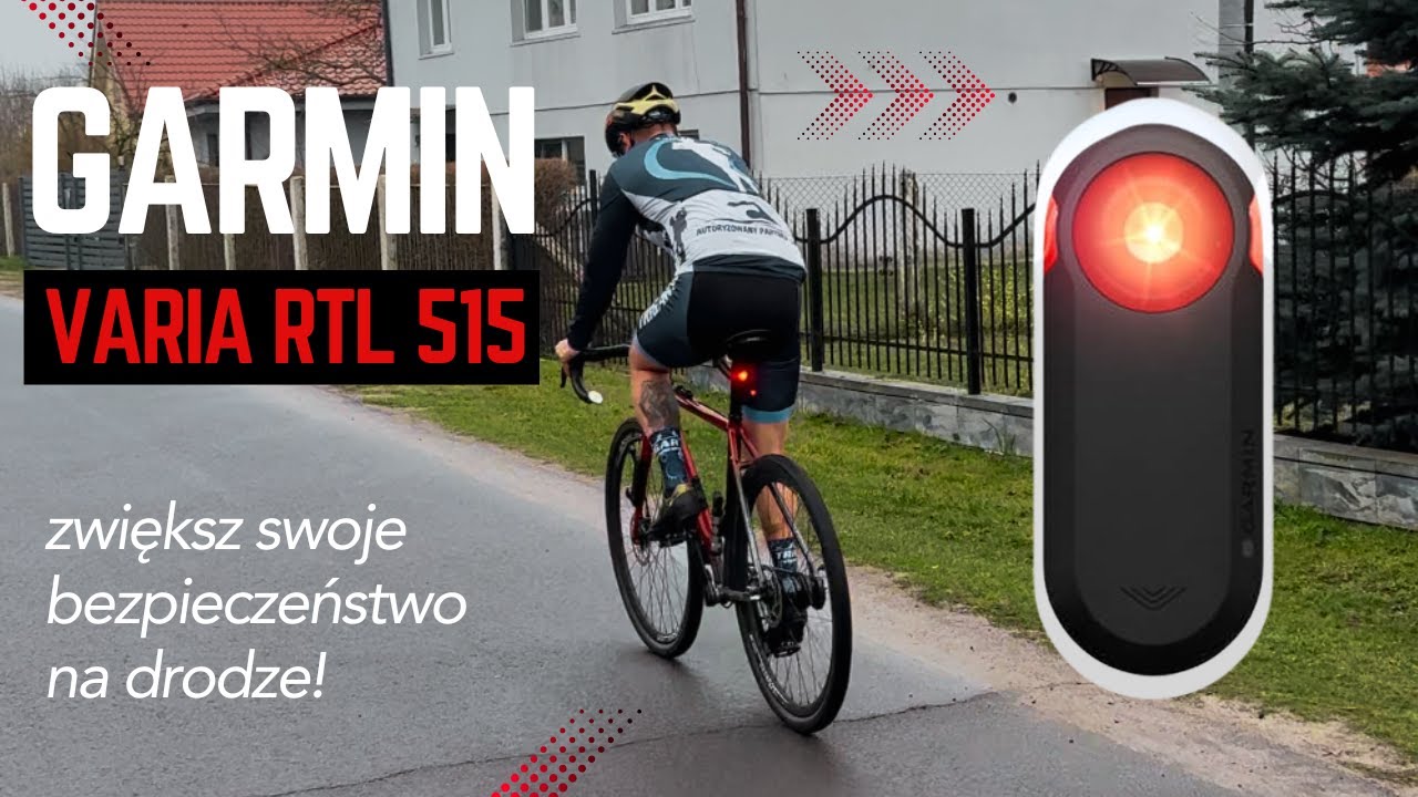 Garmin Varia RTL 515 - popraw swoje bezpieczeństwo na drodze!