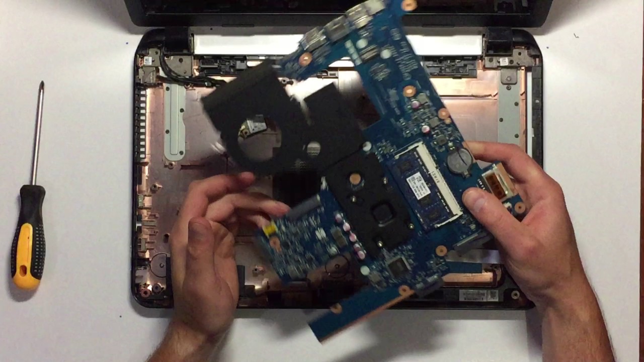 Разборка HP 15, замена или добавление ОЗУ и установка HDD (SSD)