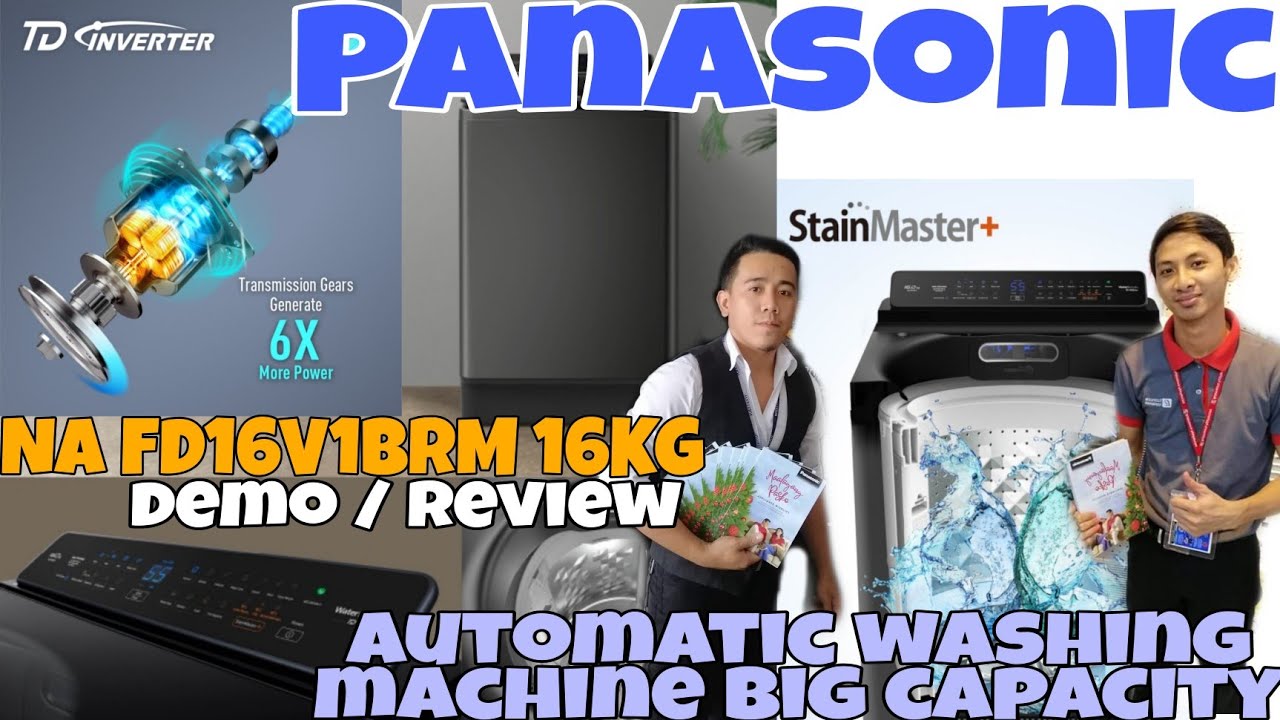 HOME BUDDIES TRENDING AMW / NA-FD16V1BRM 16KG/INVERTER/ PANASONIC /UNBOXING / DEMO /NEW MODEL /