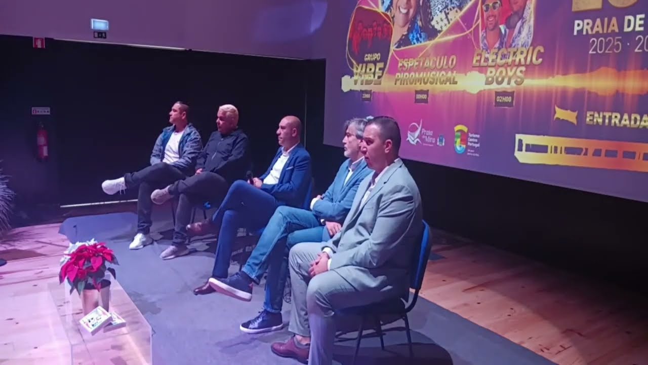 Apresentação do Révellion Praia de Mira 2025/2026