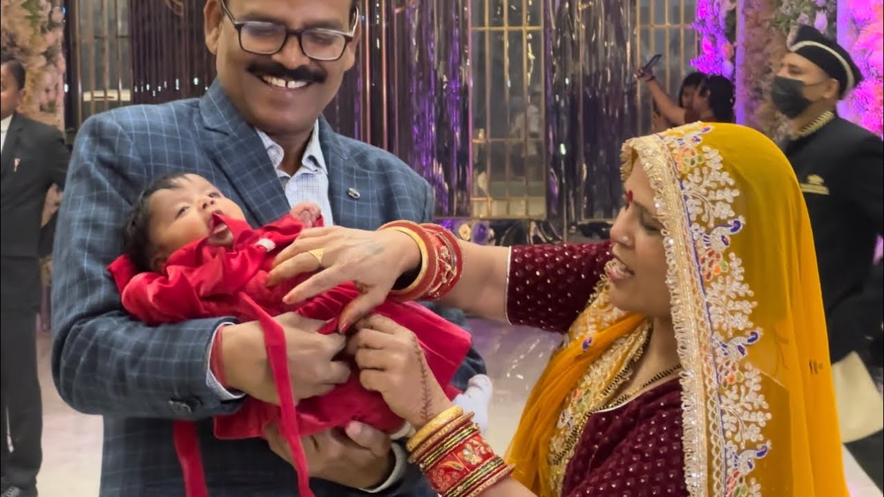 Name ceremony of our little baby girl toshvi 😘❤️🧿🧿