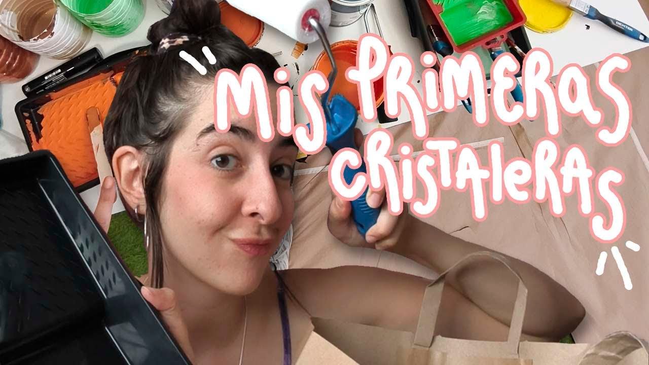 MI PRIMERA VEZ PINTANDO CRISTALERAS | PARTE 1 | Preparativos + HAUL materiales + boceto a escala :)