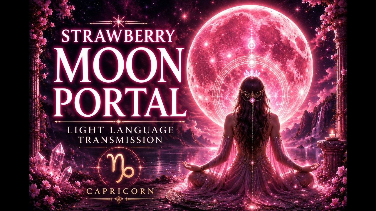 🌕 Световые коды полнолуния ✨ Портал Клубничной Луны открыт