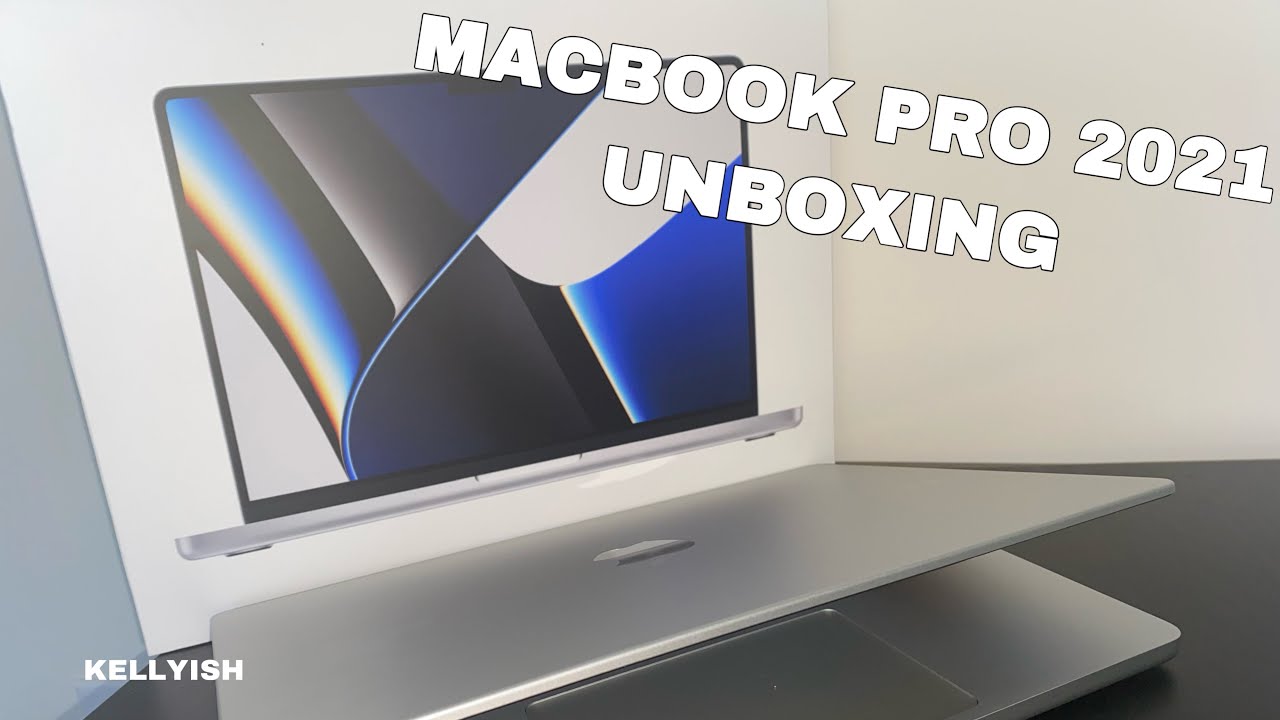 2021 Silver MacBook Pro 14inch M1 unboxing | Kellyish