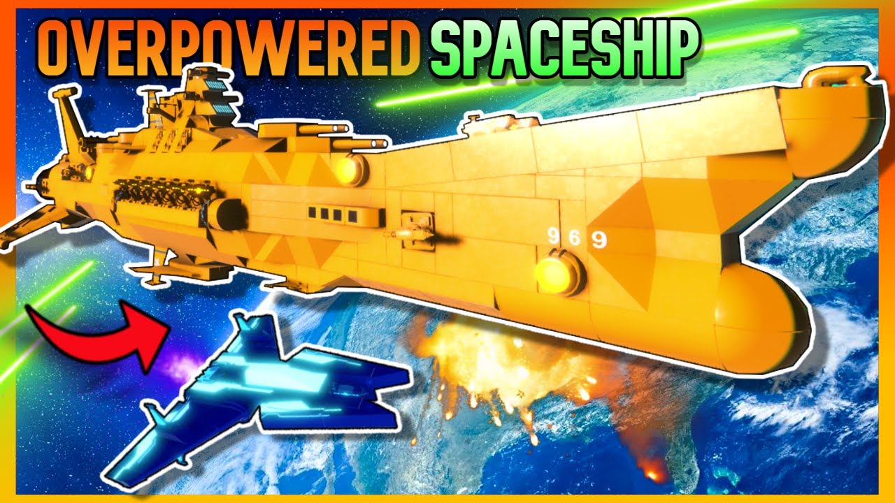 2v1 Space Fighters VS OVERPOWERED SPACE-BATTLESHIP!