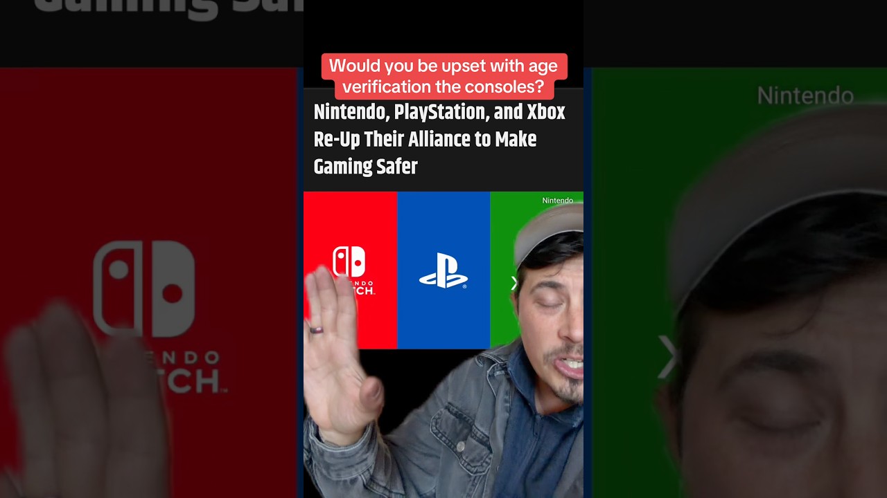 Похоже, Xbox, PlayStation и Nintendo стали чаще говорить о проверке возраста и удостоверении личн...