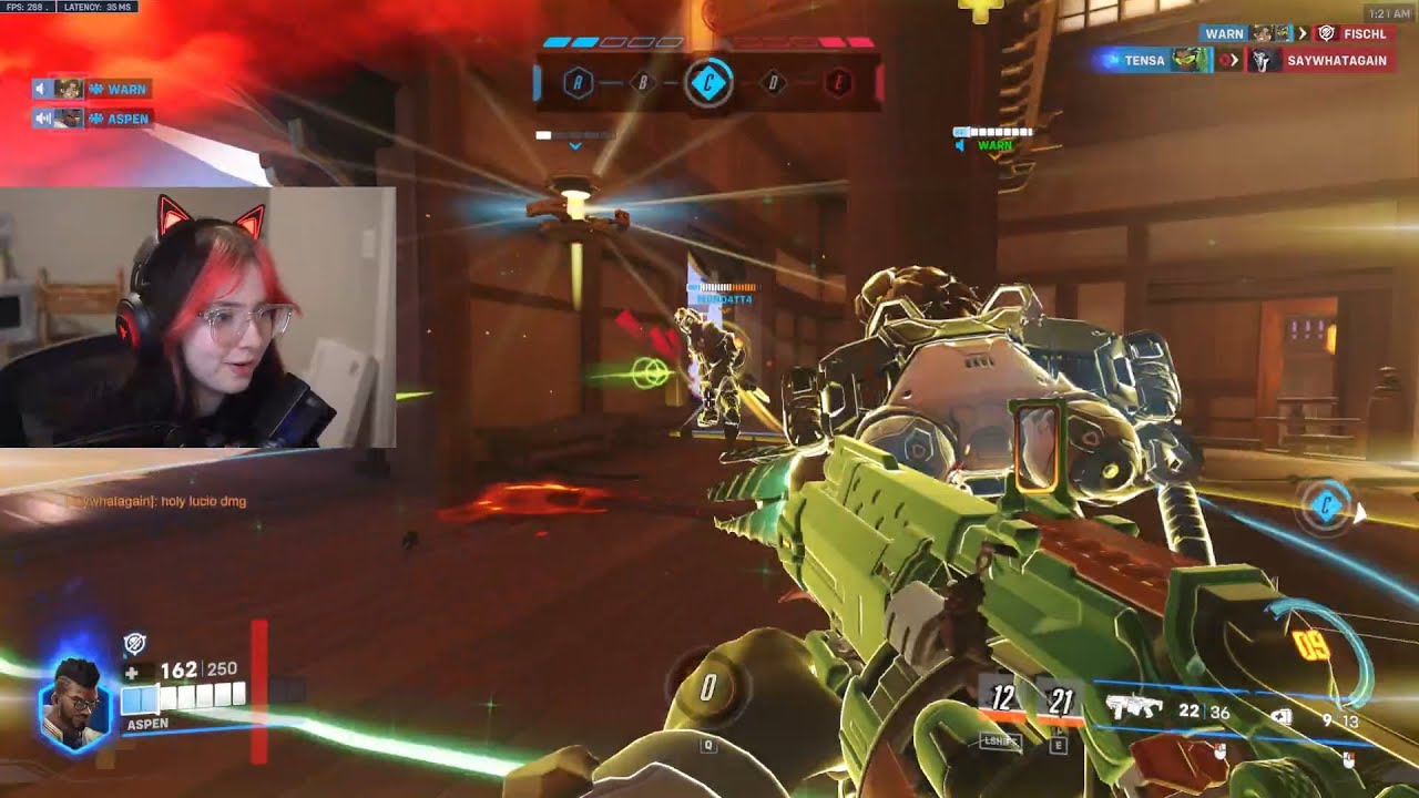CLASH MAP - HANAOKA! ASPEN SHOWING HOW TO PLAY AS BAPTISTE! OVERWATCH 2 SEASON 12