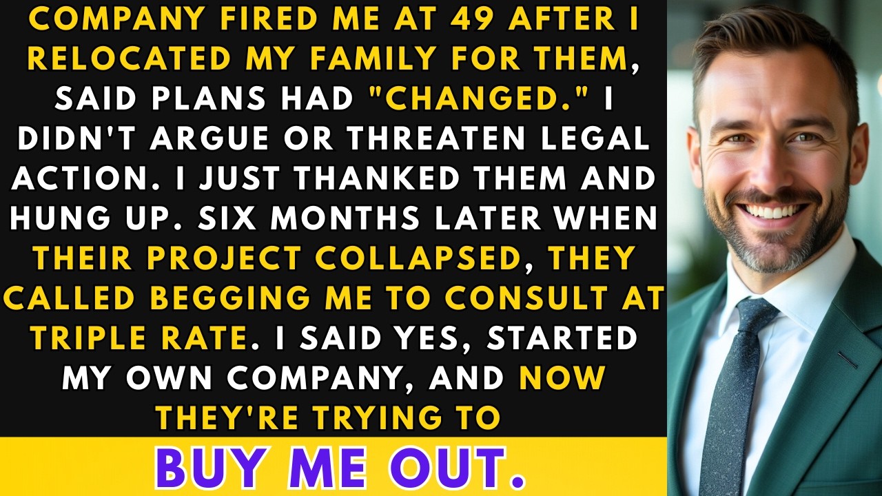 Company Let Me Go After I Relocated My Family For Them, So I Started My Own And Beat Them