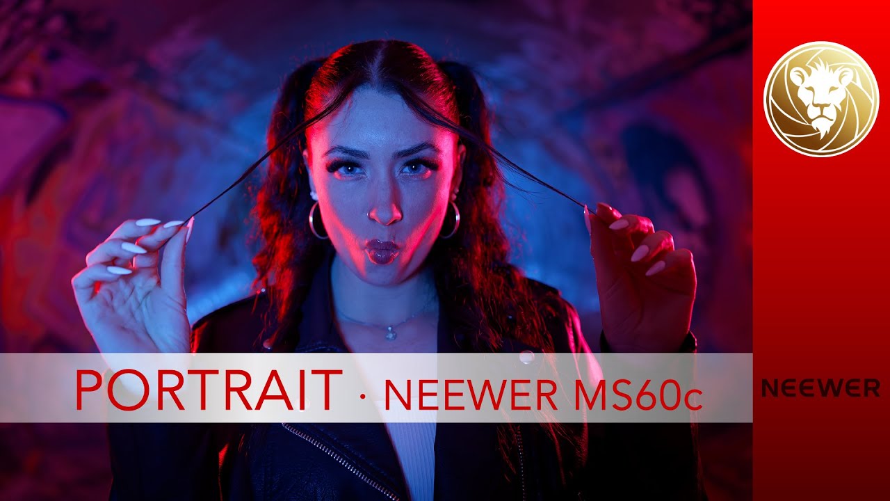 Shooting portrait – lumière de couleur – avec le Neewer MS60c