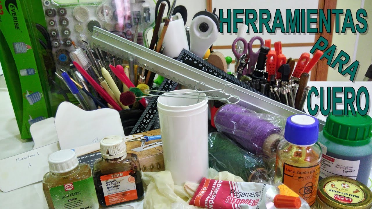 Guía completa de materiales básicos para trabajar con cuero