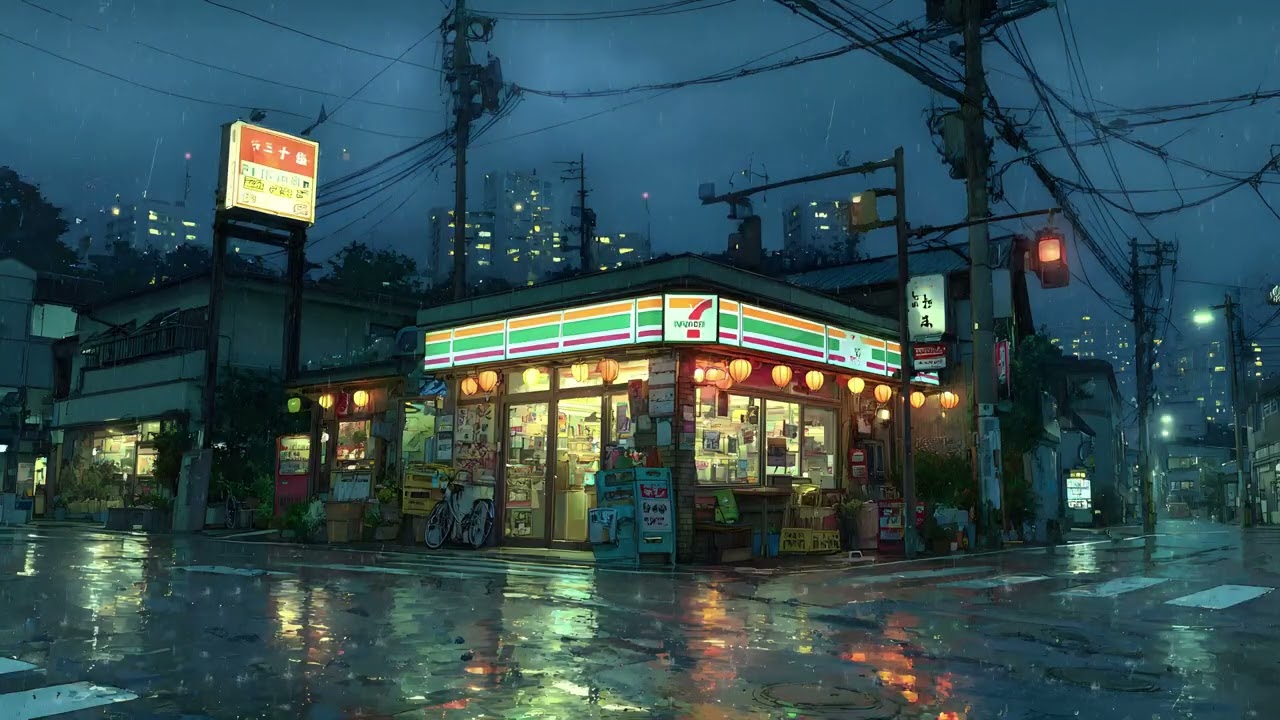 Tokyo After Midnight 🌙 Cozy Lofi Rain In Japan