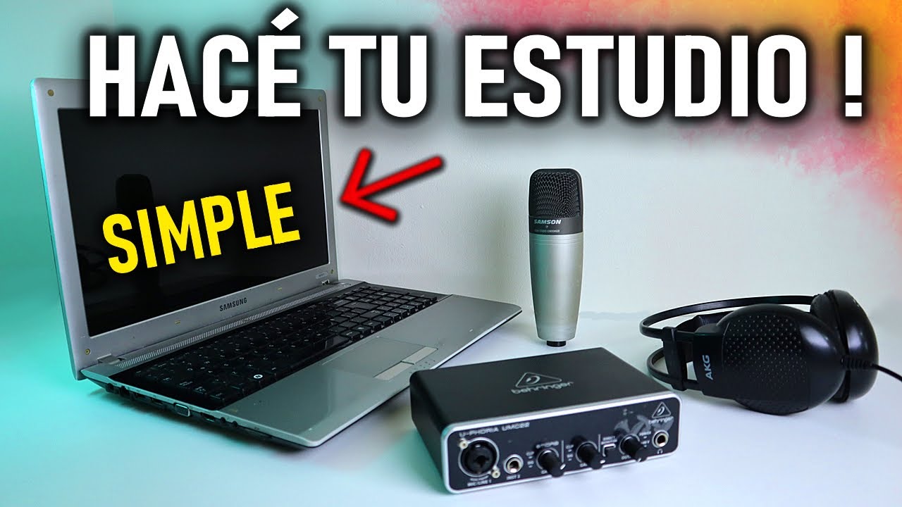 👉 Como Hacer un Estudio de GRABACION en CASA - Económico l Home Studio Minimalista