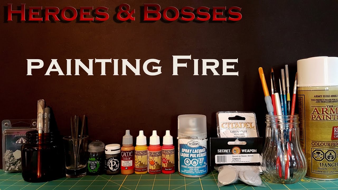 Paint-tech 01 - Painting fire (simple)