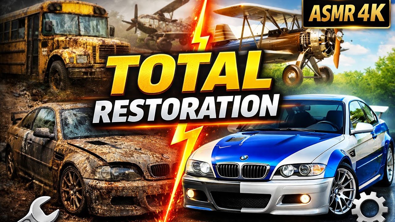 Asmr Ultimate Restoration Compilation | Abandoned Cars, Bus, Aircraft & Vintage Vehicles Rebuilt |4k