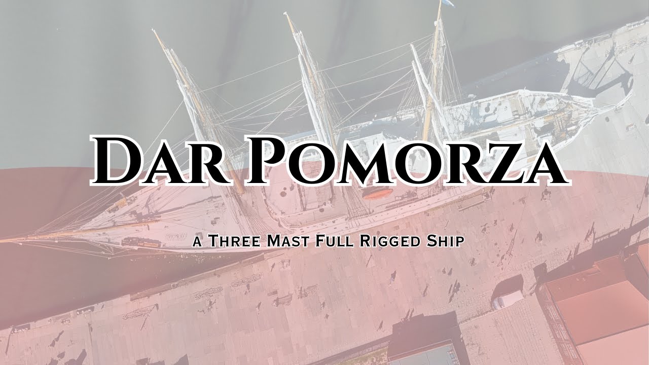 Dar Pomorza &ndash; Poland&rsquo;s White Frigate in Gdynia | Google Earth Tall Ship Tour