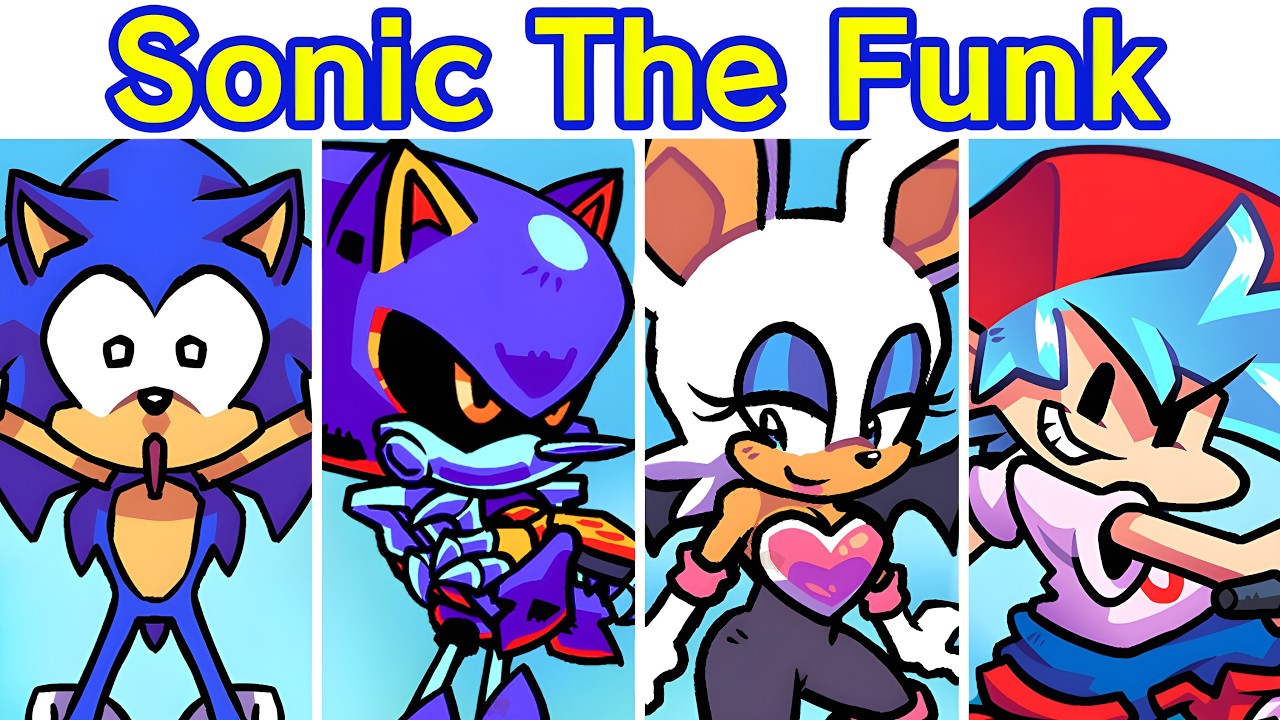 FNF Sonic The Funk | VS Metal Sonic, Knuckles, Shadow & Tails (Friday Night Funkin' Mod) (BF/GF)