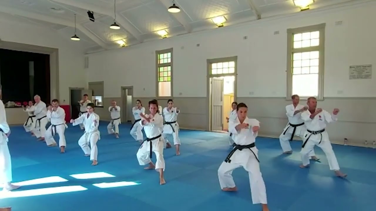 2021 - JKA SKC training - Sensei Keith Geyer - Stirling Karate