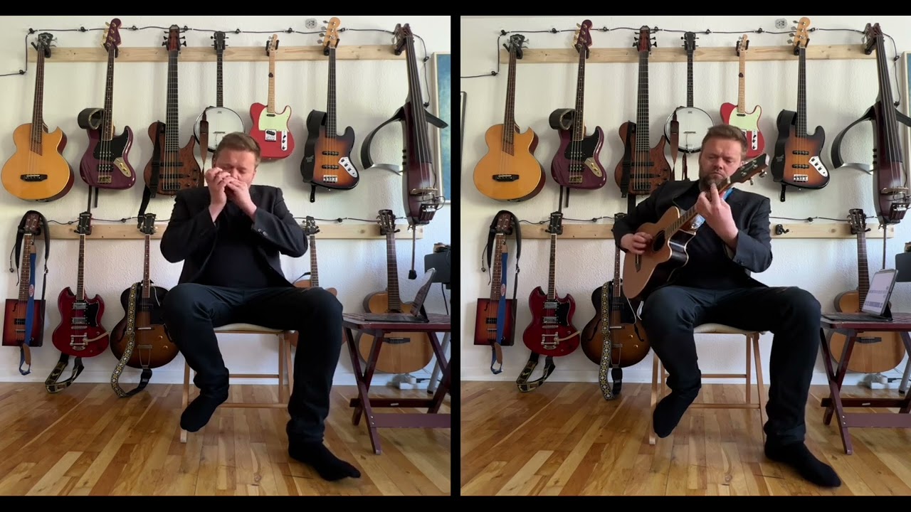 Jesus Bleibet Meine Freude (Chromatic harmonica and tenor guitar)