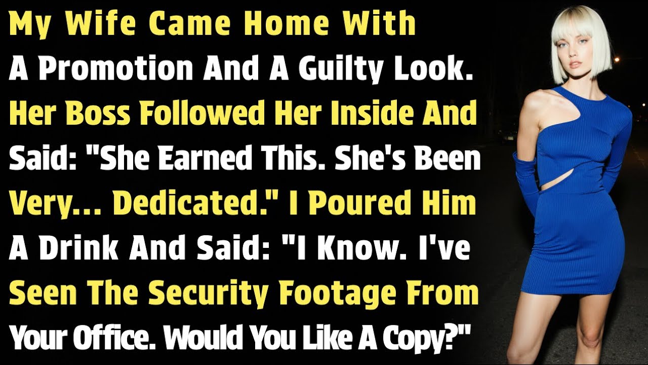 My Wife Came Home With A Promotion And A Guilty Look. Her Boss Followed Her Inside And Said...