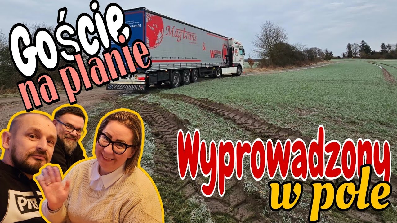 Wyprowadzony w POLE! Goście na planie...