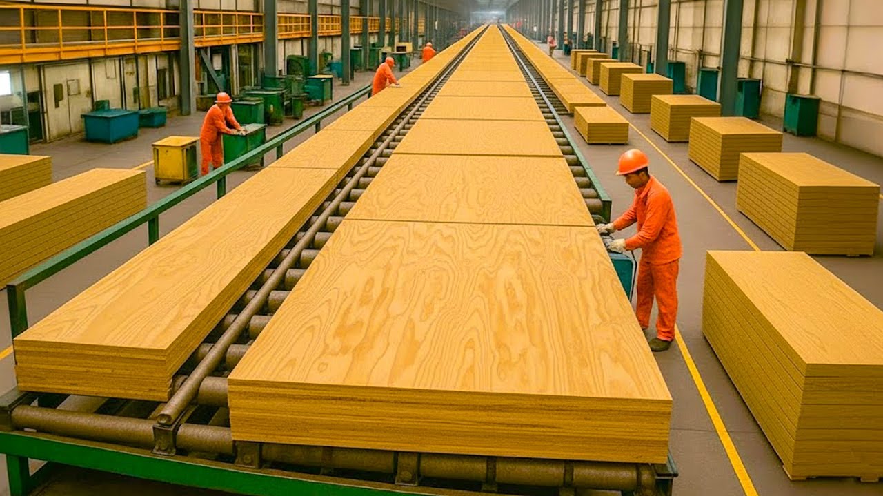 C&Oacute;MO Se Transforman MILLONES de Toneladas de MADERA RECICLADA en TABLEROS AGLOMERADOS