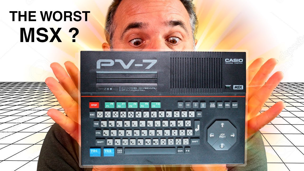 Casio PV-7 computer: the worst MSX ?