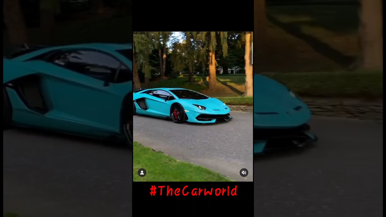 The Lamborghini Avantador.