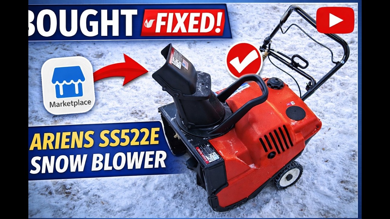 I Bought a Broken Snowblower on Facebook… Can I Fix It?!