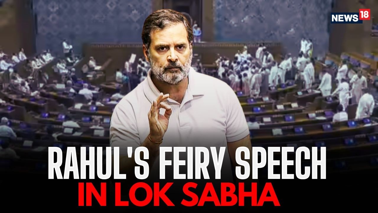 Rahul Gandhi’s Fiery Speech in Lok Sabha Sparks Uproar | Opposition Attacks Govt Over Key Issues