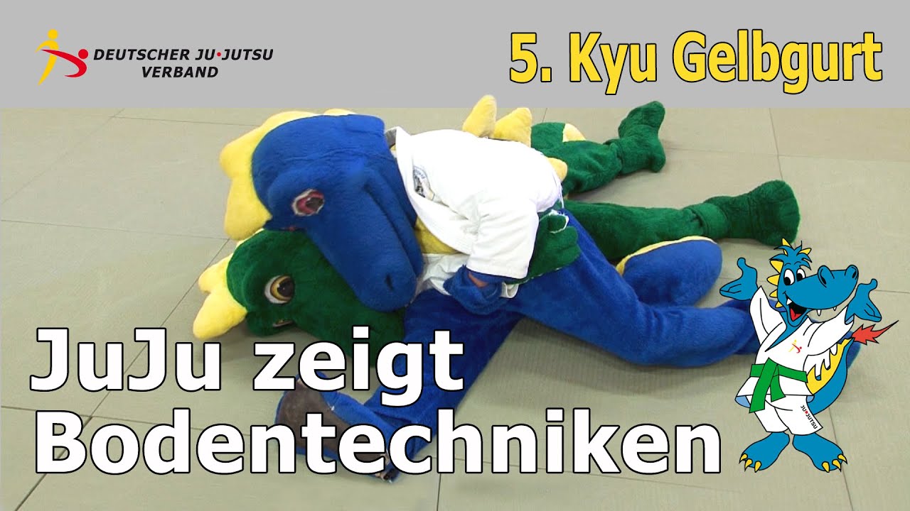 JuJu zeigt Haltetechniken - 5.Kyu Ju-Jutsu
