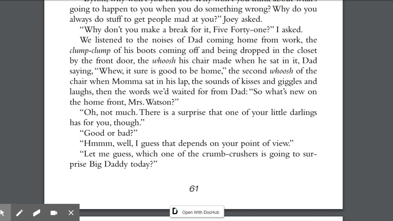 Chapter 7:The Watsons Go to Birmingham--1963