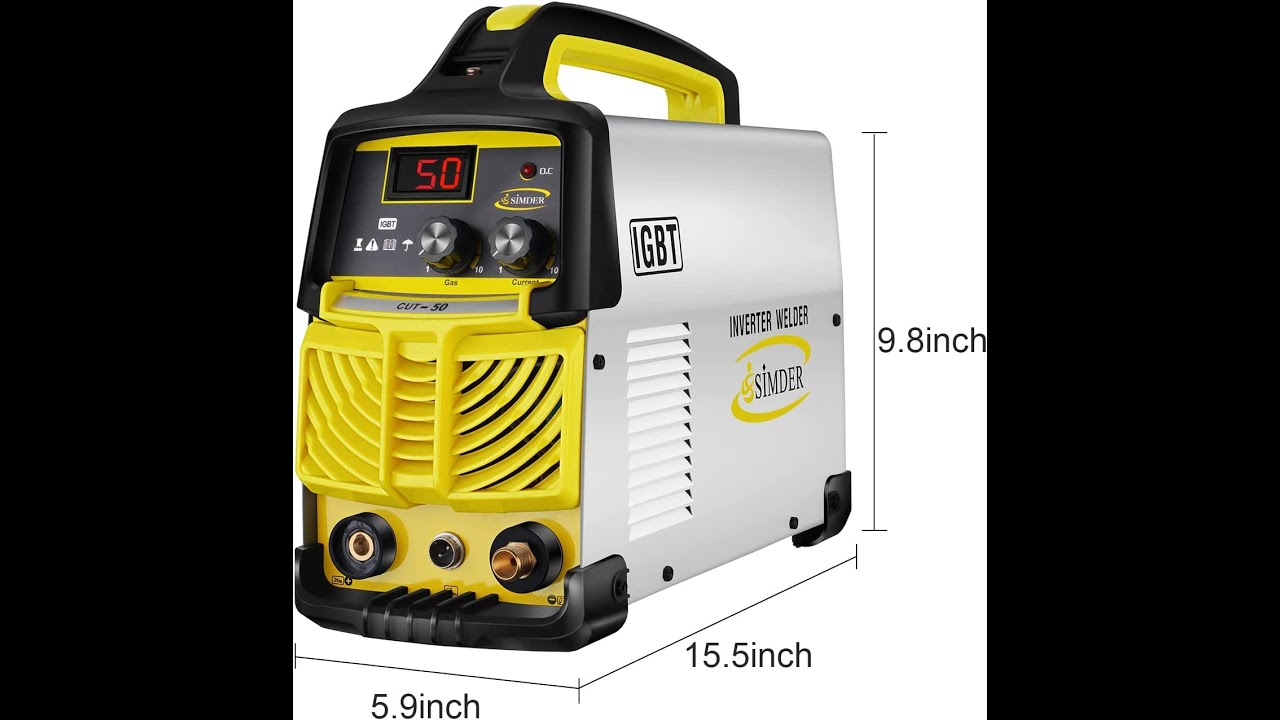S SIMDER Pilot ARC Plasma Cutter CUT50 50Amp Non-Touch Metal Cutting Machine Dual Voltage 110V/220V