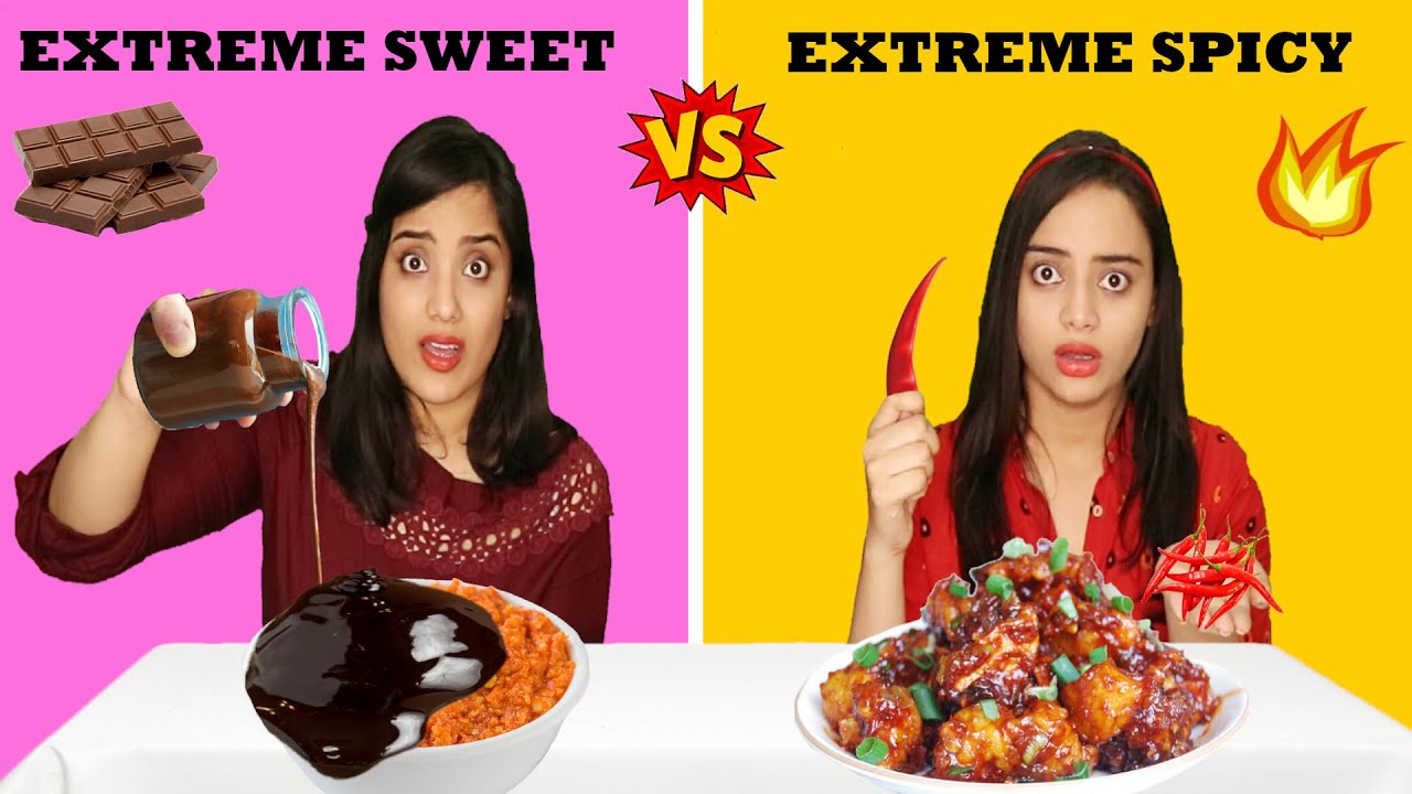 EXTREME SWEET VS EXTREME SPICY Switch Up CHALLENGE | Life Shots