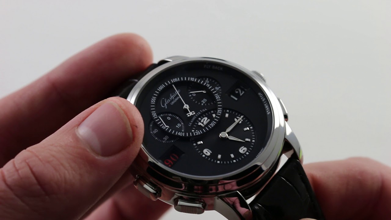 Pre-Owned Glashutte Original PanoMaticCounter XL Flyback Chronograph 96-01-02-02-04 Watch Review
