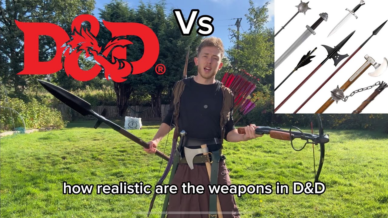 D&D weapons vs reality
