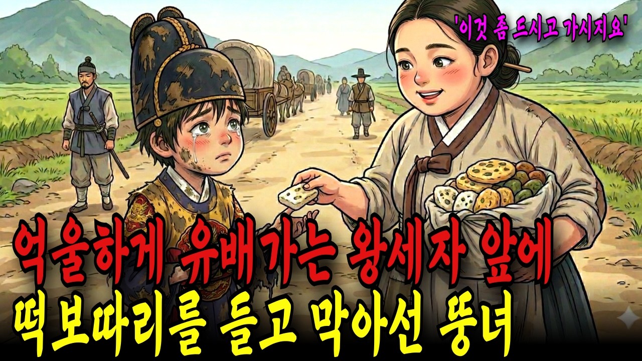억울하게 유배가는 왕세자 행렬 앞에 떡보따리를 들고 막아선 지혜로운 천재 뚱녀, 그녀의 정체는?ㅣ옛날이야기ㅣ야담ㅣ전설ㅣ민담ㅣ설화ㅣ오디오북