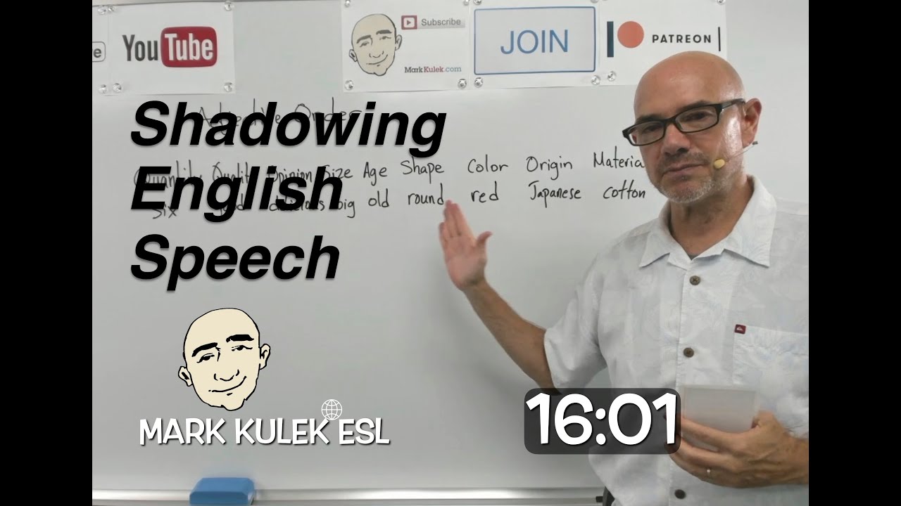 Прилагательное Order - слежка за английской речью | Марк Кулек - ESL
