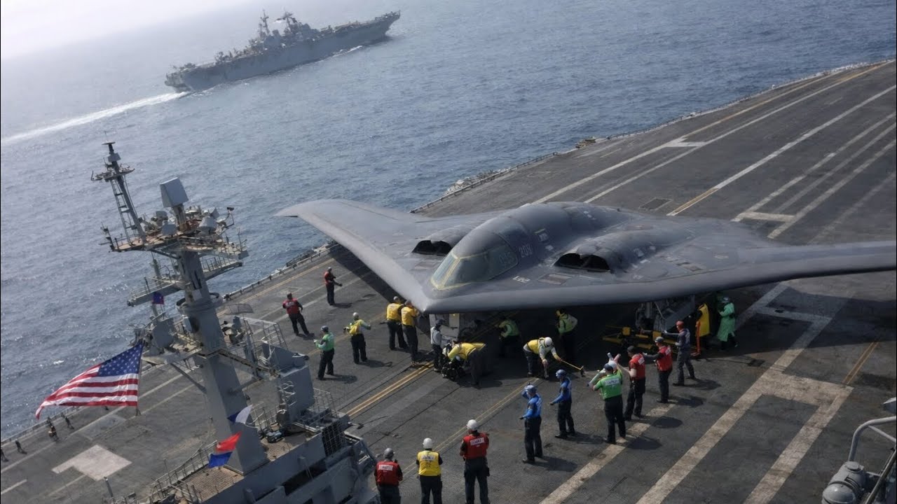 Tensions rise! USS Abraham Lincoln carries B-2 Spirit bombers to the Middle East
