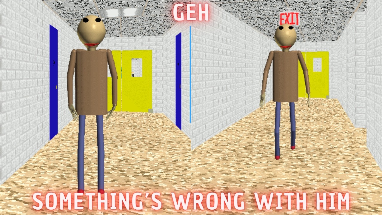First Numbers, Then Letters, and Now?? - Geh - Baldi's Basics Mod