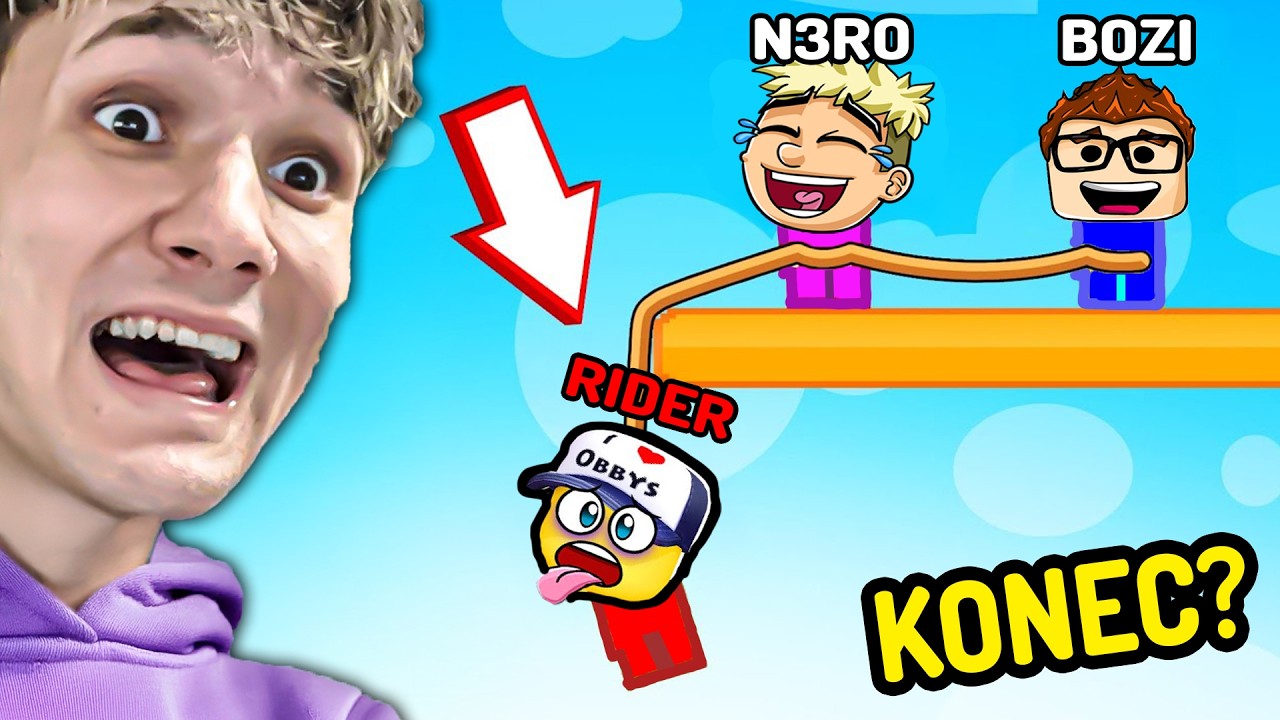 TAHLE HRA ZNIČILA CELÉ NAŠE PŘÁTELSTVÍ... (PicoPark 2) w/ Rider, Bozi