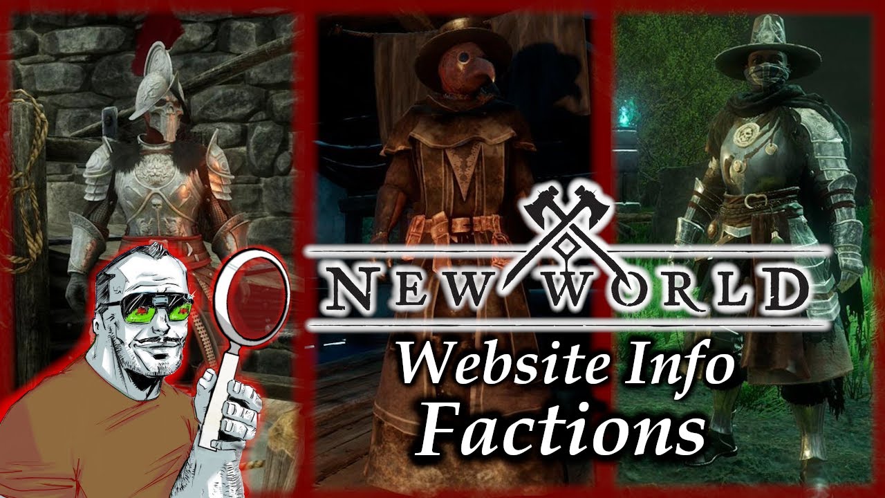 New World  MMO Website Deep Dive - March to BATTLE: Factions