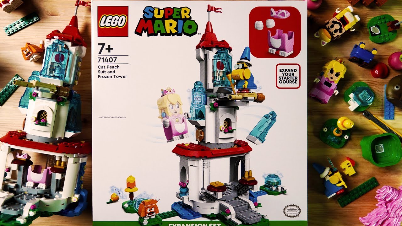 Cat Peach Suit and Frozen Tower  Expansion Set 71407【Lego Super Mario】ネコピーチ パワーアップ と こおったとう チャレンジ