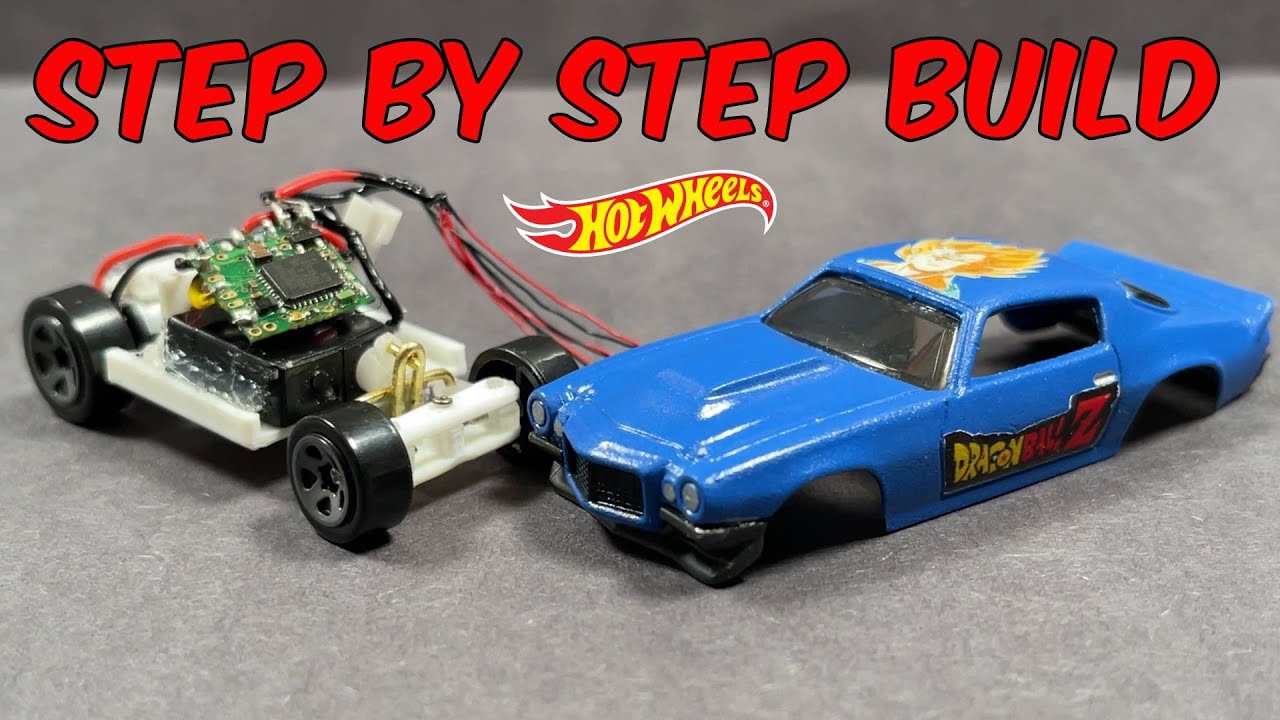 Как сделать радиоуправляемую модель Hot Wheels. Скачать файл STL БЕСПЛАТНО.