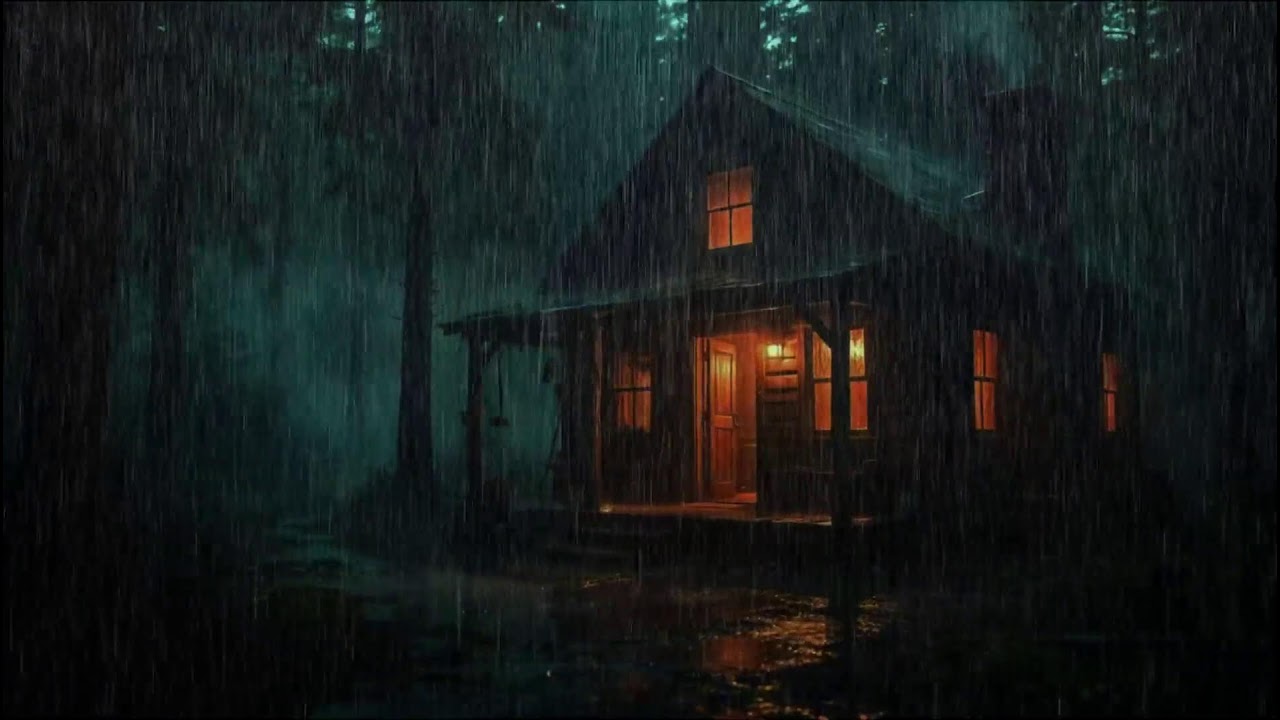 NO ADS – Deep Sleep Rain Ambience with Gentle Romantic Piano
