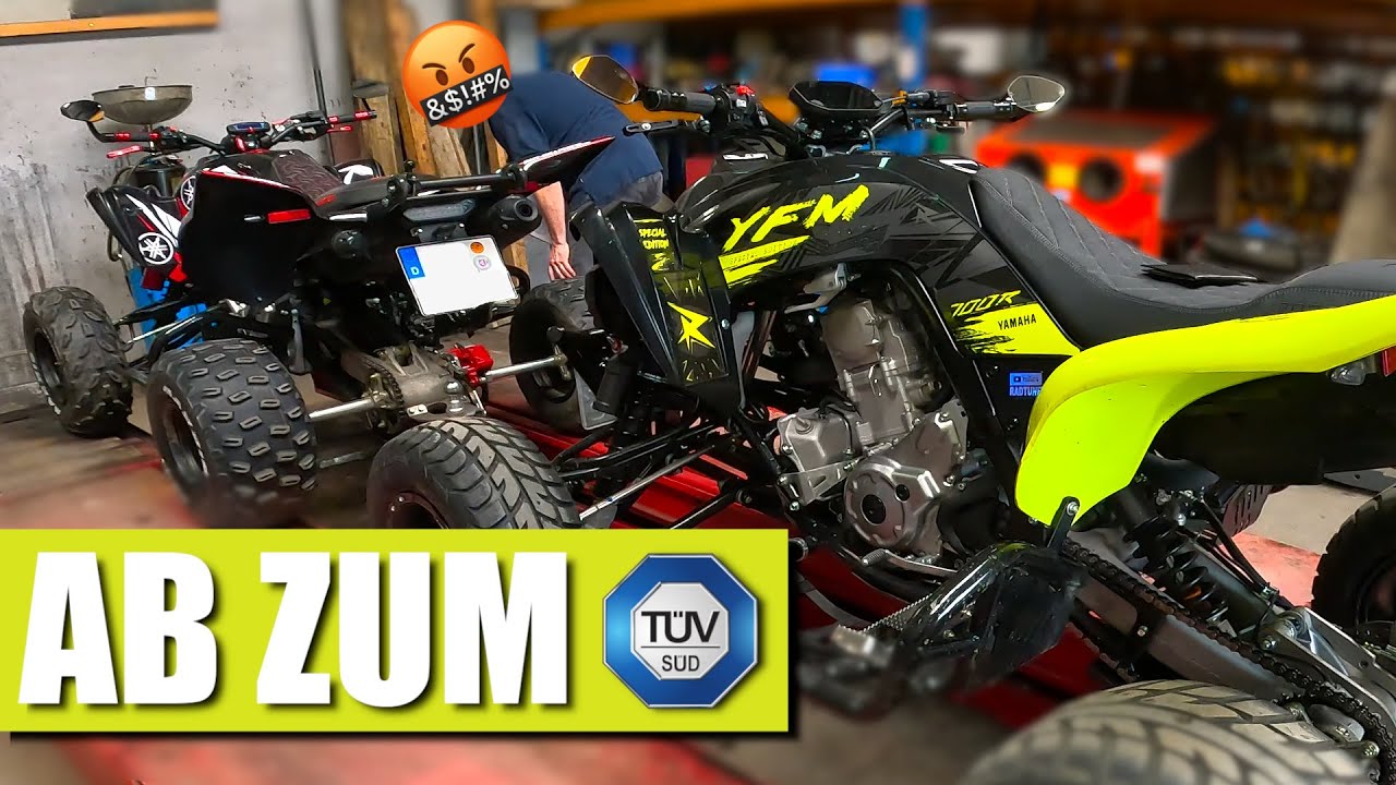 Was sagt der TÜV zu unseren Tuning Teilen? Yamaha Raptor 700R SE