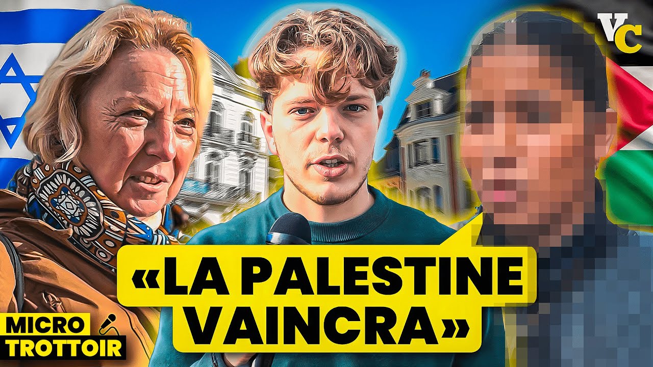 Le conflit ISRAËL-PALESTINE s’importe en EUROPE ? (micro-trottoir)