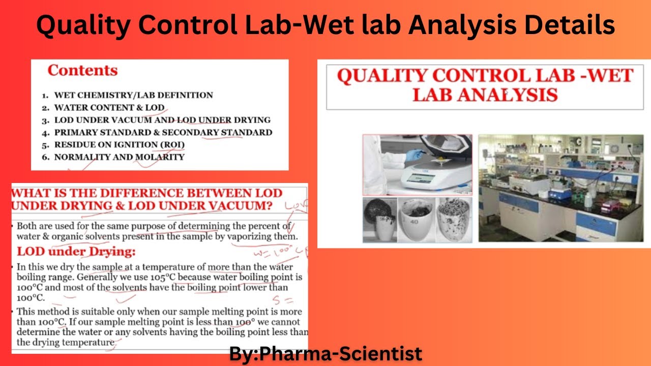 Quality Control Lab I Wet lab analysis & Chemistry Details I #pharmaceuticalanalysis #pharmacy