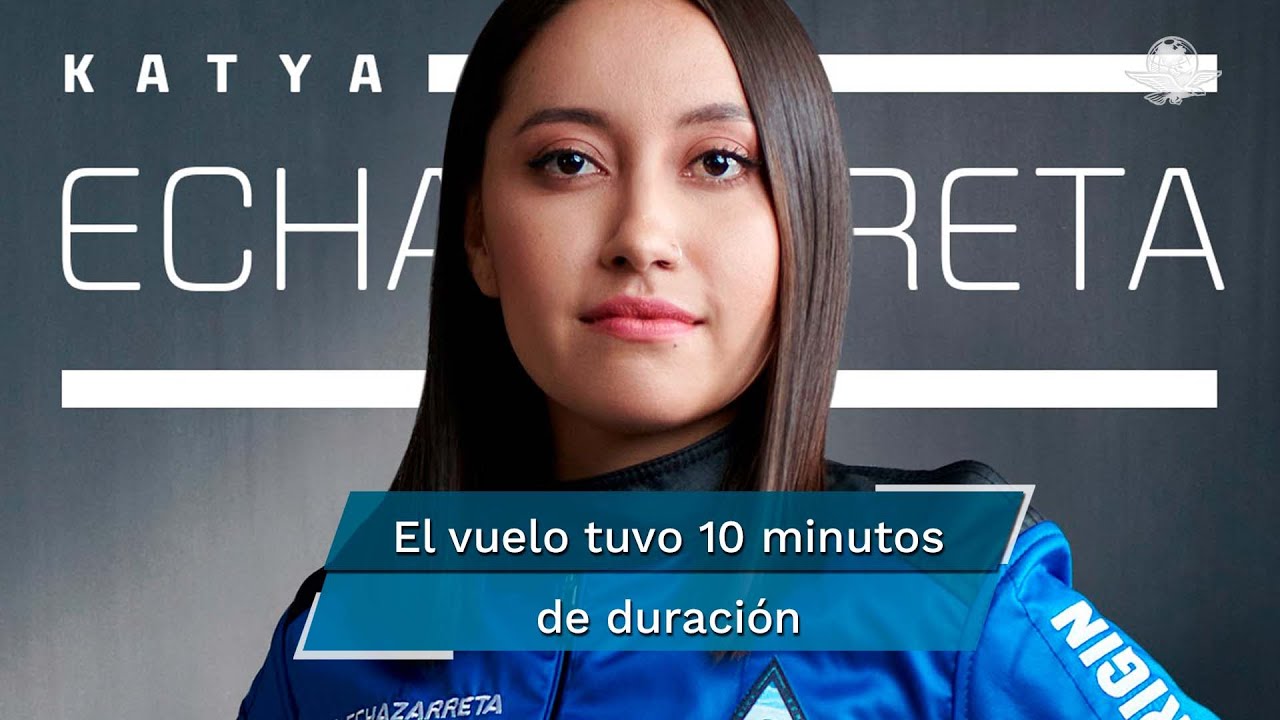 Katya Echazarreta se convierte en la primera mexicana en ir al espacio