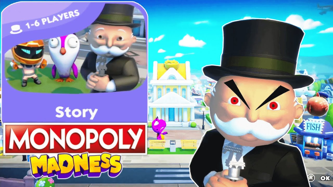 Monopoly Madness Full Playthrough / Nintendo Switch Gameplay / Longplay / No Commentary