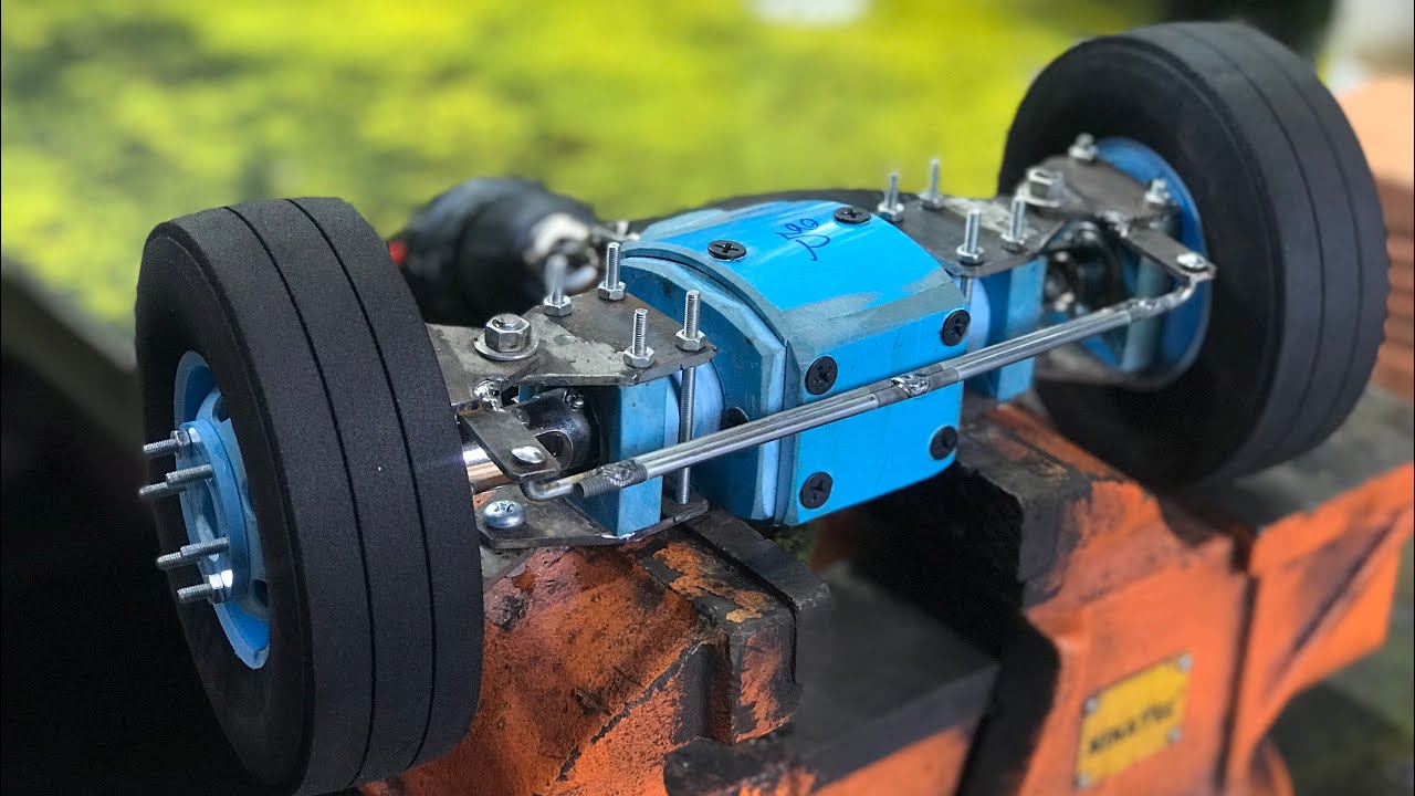 Test Rear Axle for RC Car